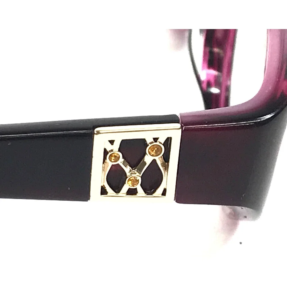 Karen Kane Petites Eyeglasses Frames CARNATION ORCHID Purple Tortoise 49-15-135